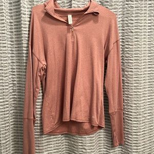 Marika pink quarter zip